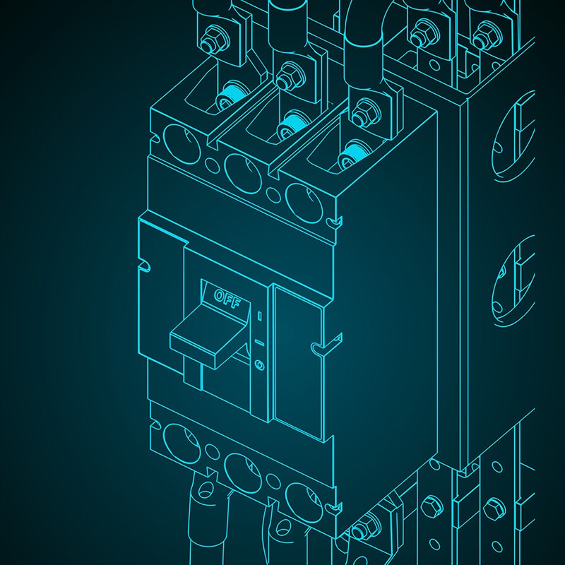 What are molded case circuit breakers?